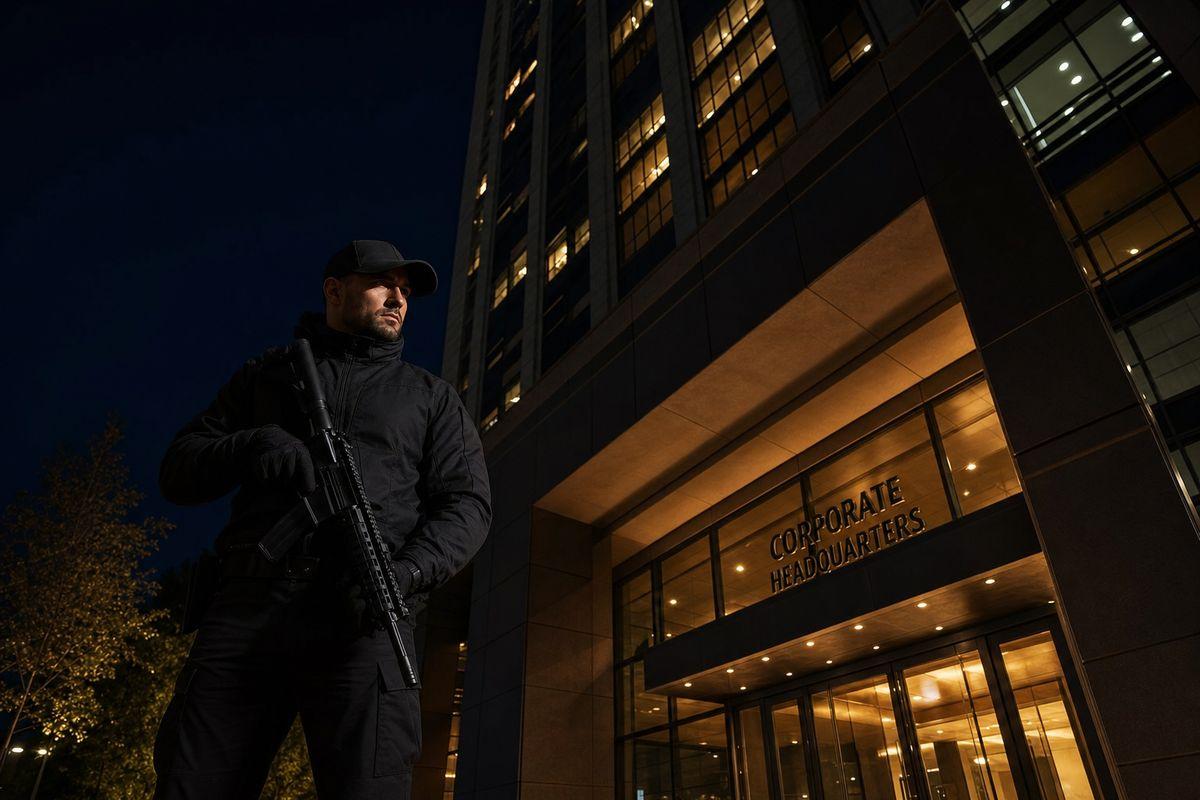 Corporate security operators on assignment
