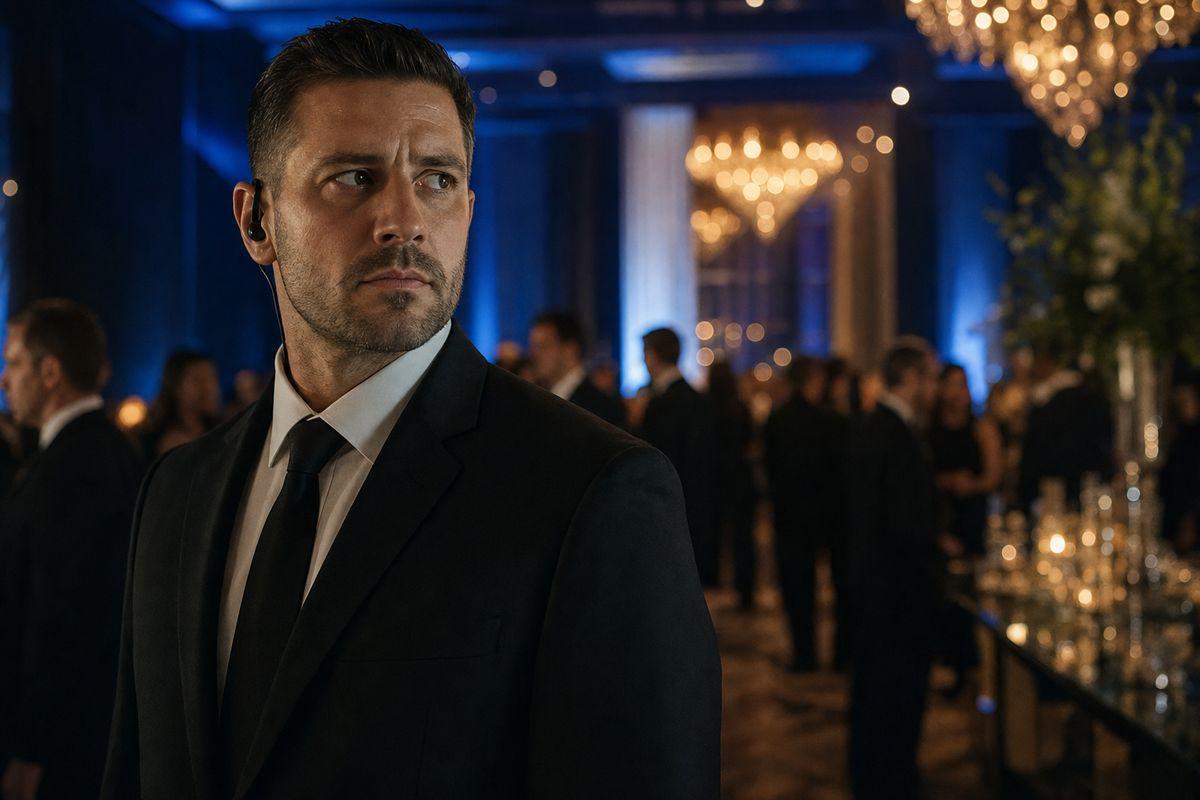 High-profile event security detail